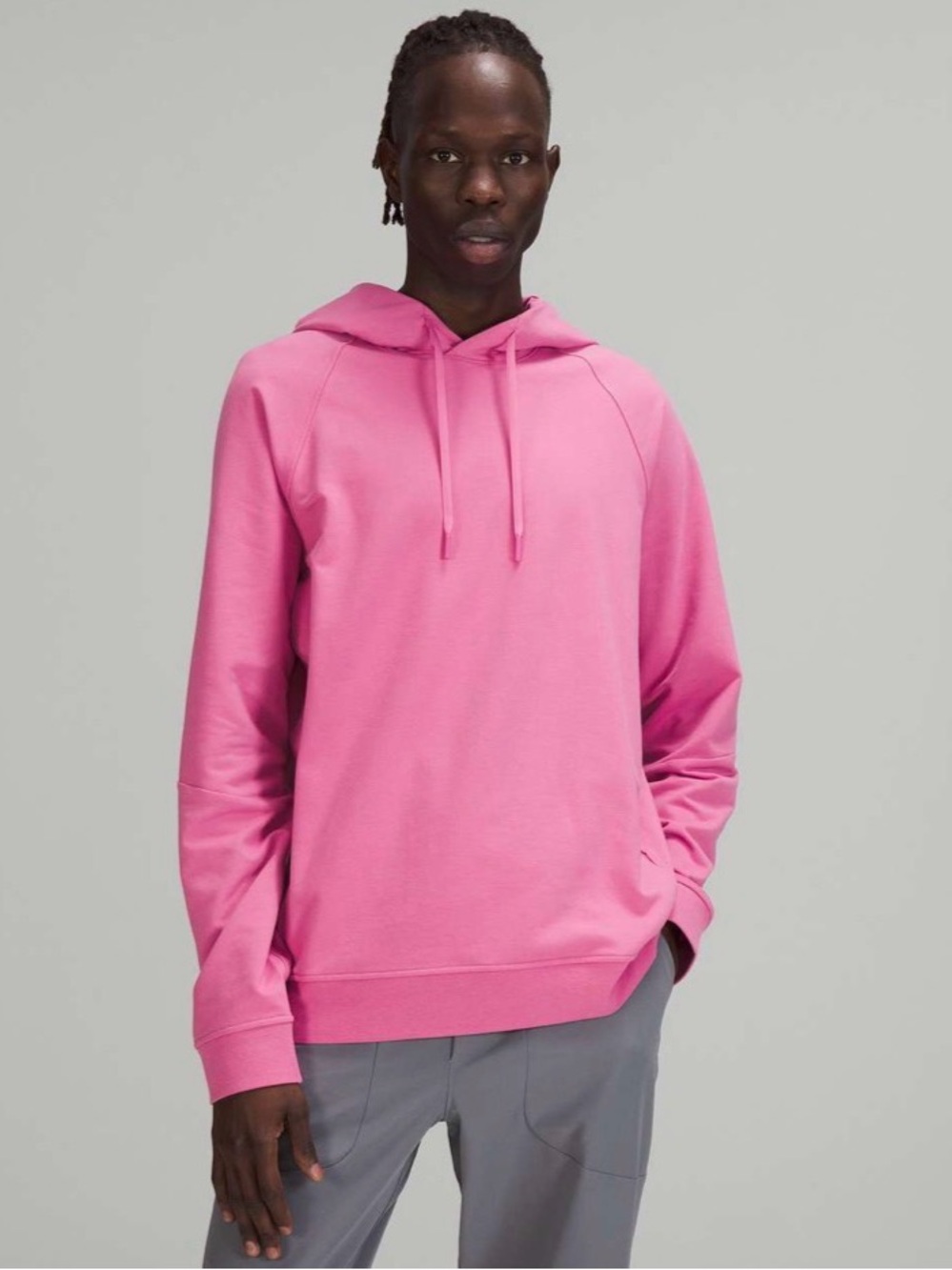 Lululemon City Sweat Stretch French Terry Pullover Hoodie in Pink Blossom